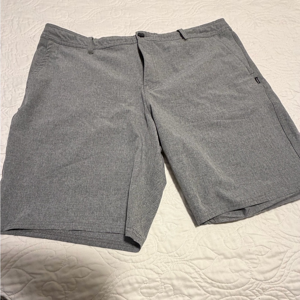 O'Neill Heather Gray Men's Flat Front Shorts